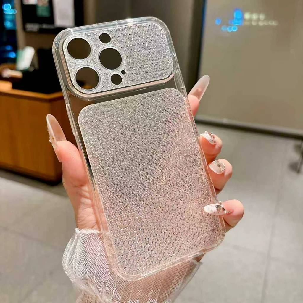 Heat Dissipation Mesh Breathable Case - Casing ponsel dengan desain jaring transparan