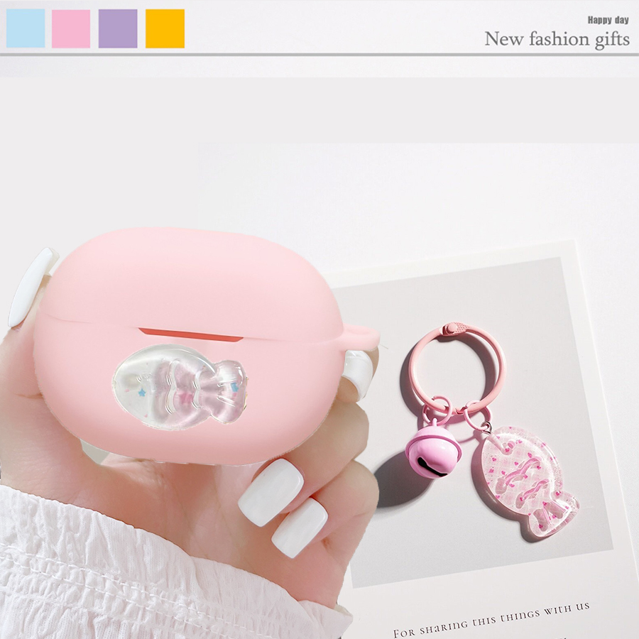 Earphones - Casing bergambar kartun/bunga untuk Xiaomi Redmi