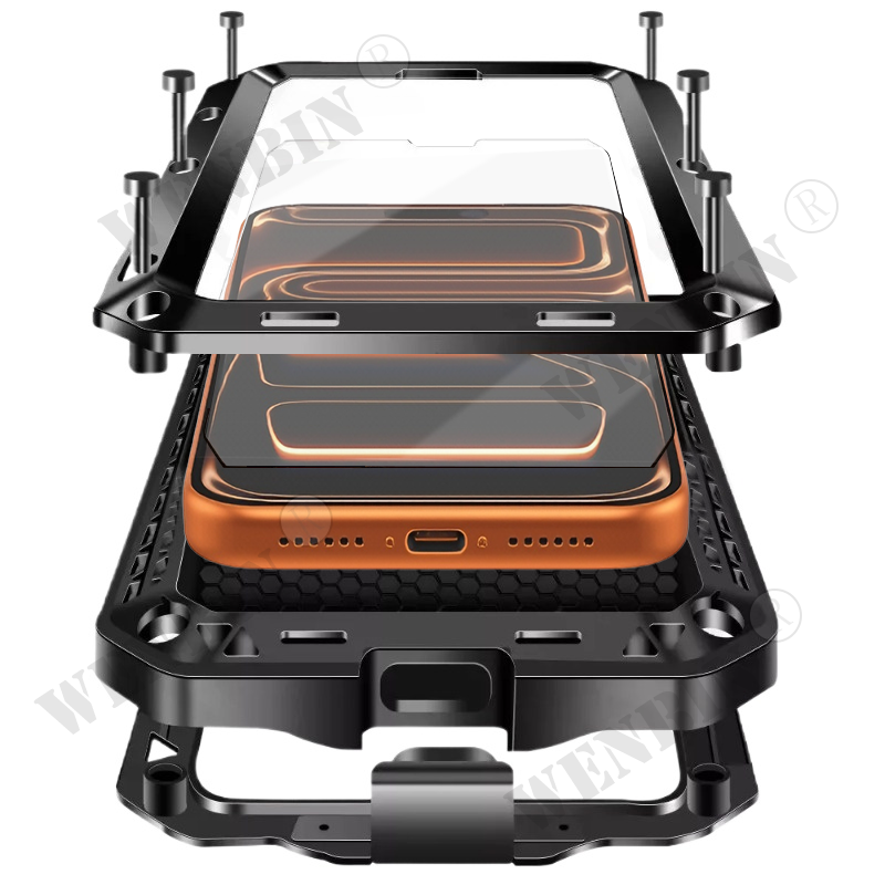 Heavy Duty 360 Full Body Protective Case - Casing Mewah Tahan Banting Untuk iPhone