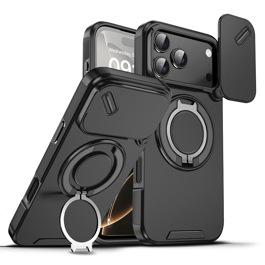 Heavy Duty 360 Full Body Protective Case - Casing Ponsel Magnetik Tahan Banting dengan