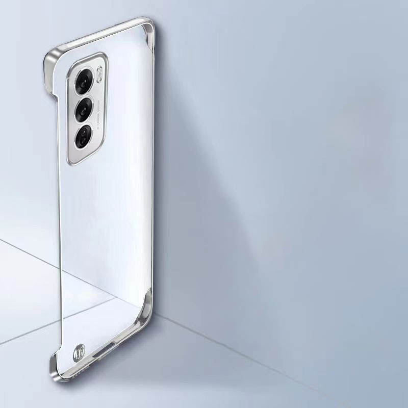 Ultra Thin Frameless Phone Cover - Casing ponsel bening Tiongkok untuk Oppo