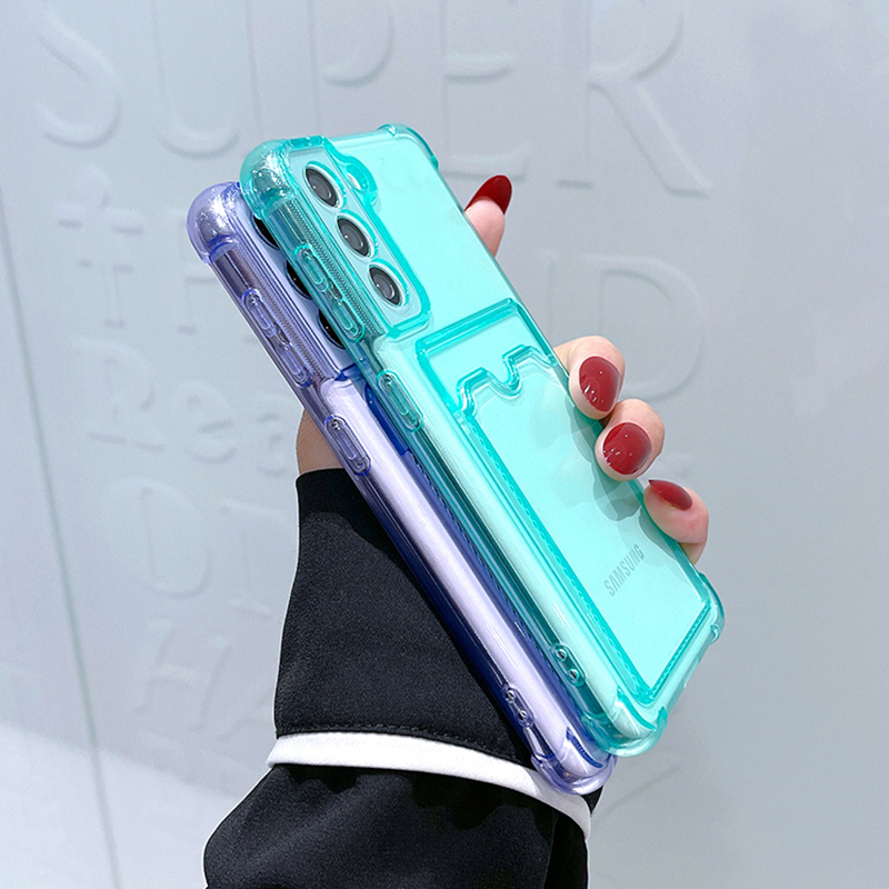 Casing ponsel bening dompet ta - Clear Shockproof Bumper Case ulasan dan harga