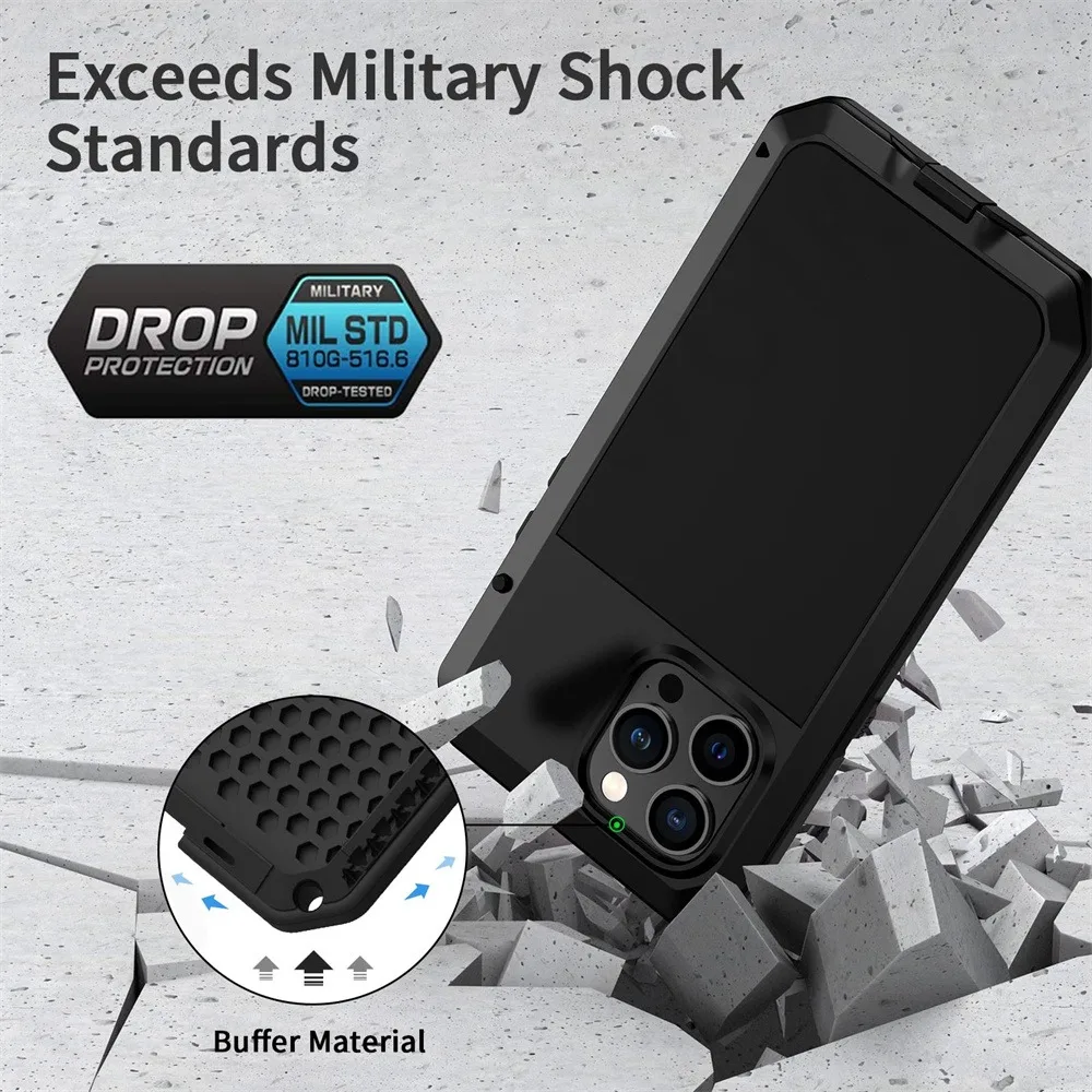 Casing untuk iPhone 16e 15 14  - Heavy Duty 360 Full Body Protective Case ulasan dan harga