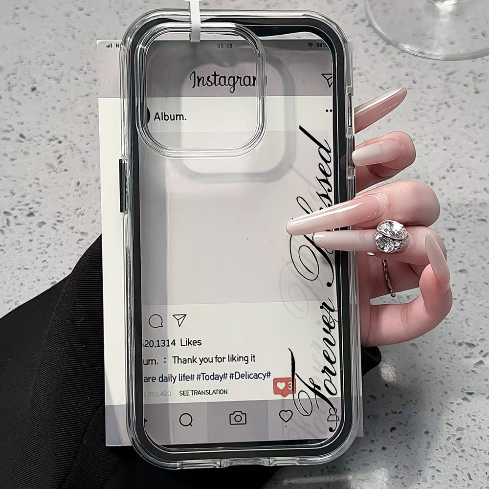 Casing HP Forever Blessed Simp - Clear Shockproof Bumper Case ulasan dan harga