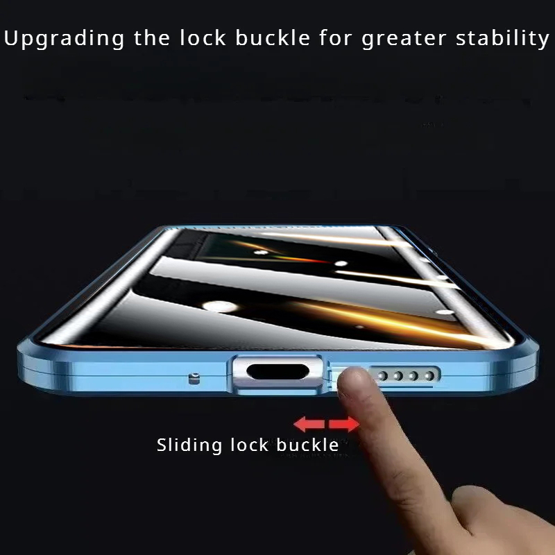 Casing Ponsel Magnetik Logam K - Anti Spy Privacy Glass Case ulasan dan harga