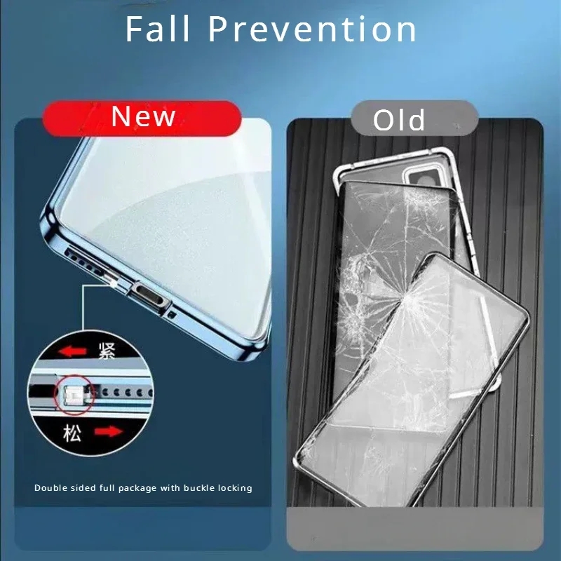 Casing Ponsel Magnetik Logam K - Anti Spy Privacy Glass Case ulasan dan harga