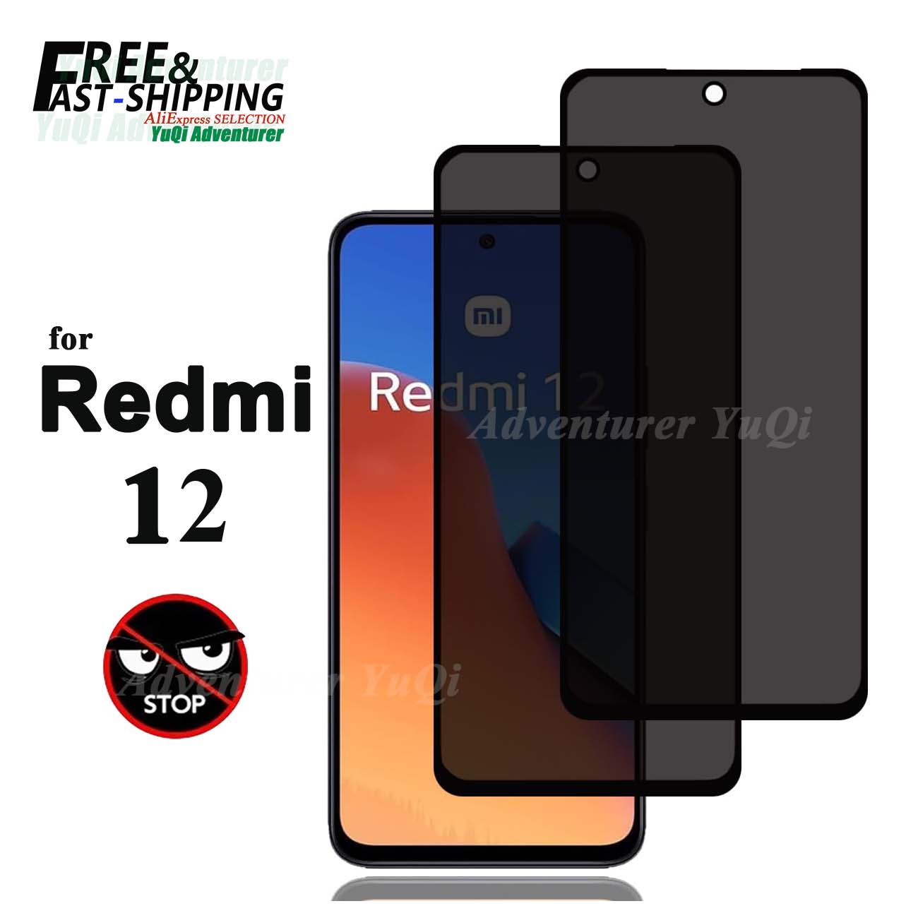 Pelindung layar Anti mata-mata - Anti Spy Privacy Glass Case ulasan dan harga