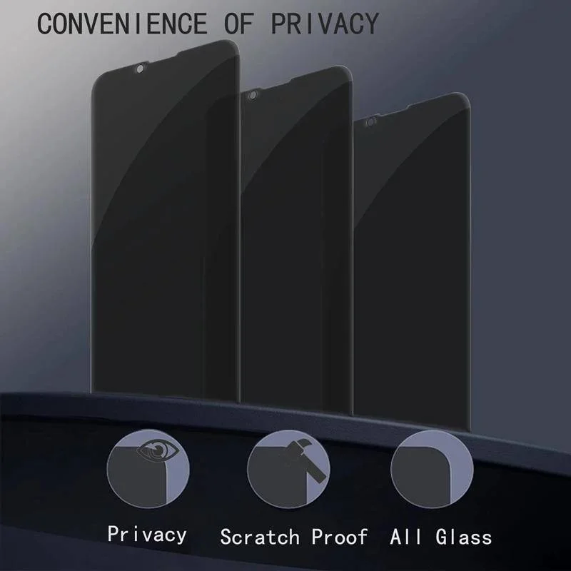 2 buah Pelindung Layar Kaca Te - Anti Spy Privacy Glass Case ulasan dan harga