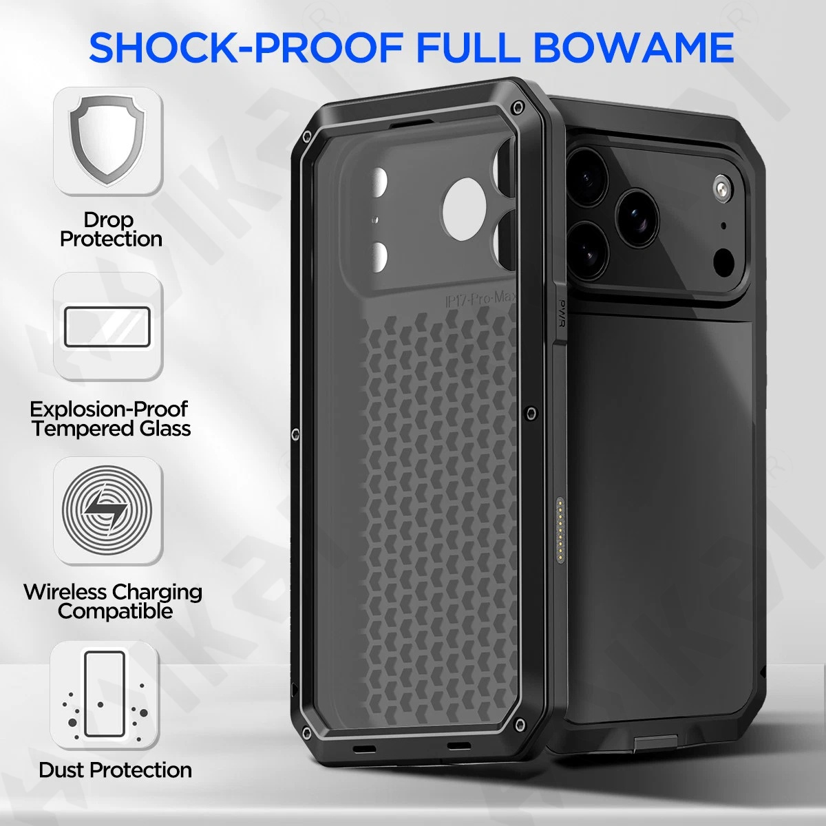 Casing yang Cocok untuk iPhone - Heavy Duty 360 Full Body Protective Case ulasan dan harga