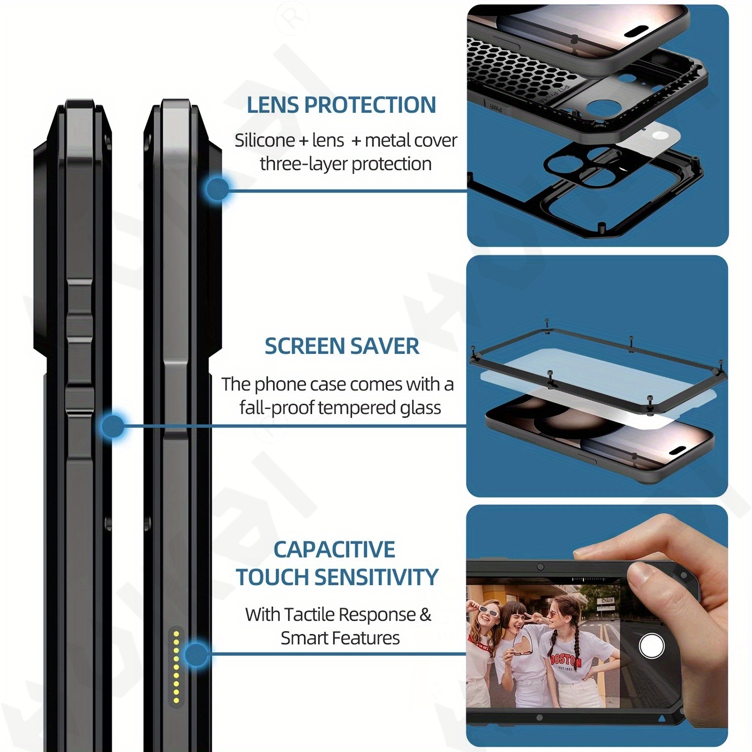 Casing yang Cocok untuk iPhone - Heavy Duty 360 Full Body Protective Case ulasan dan harga