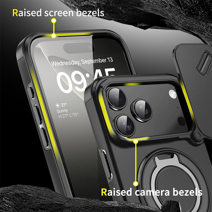 Casing Ponsel Magnetik Tahan B - Heavy Duty 360 Full Body Protective Case ulasan dan harga
