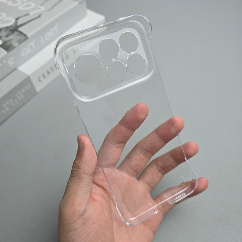 Casing Ponsel Plastik Keras PC - Ultra Thin Frameless Phone Cover ulasan dan harga