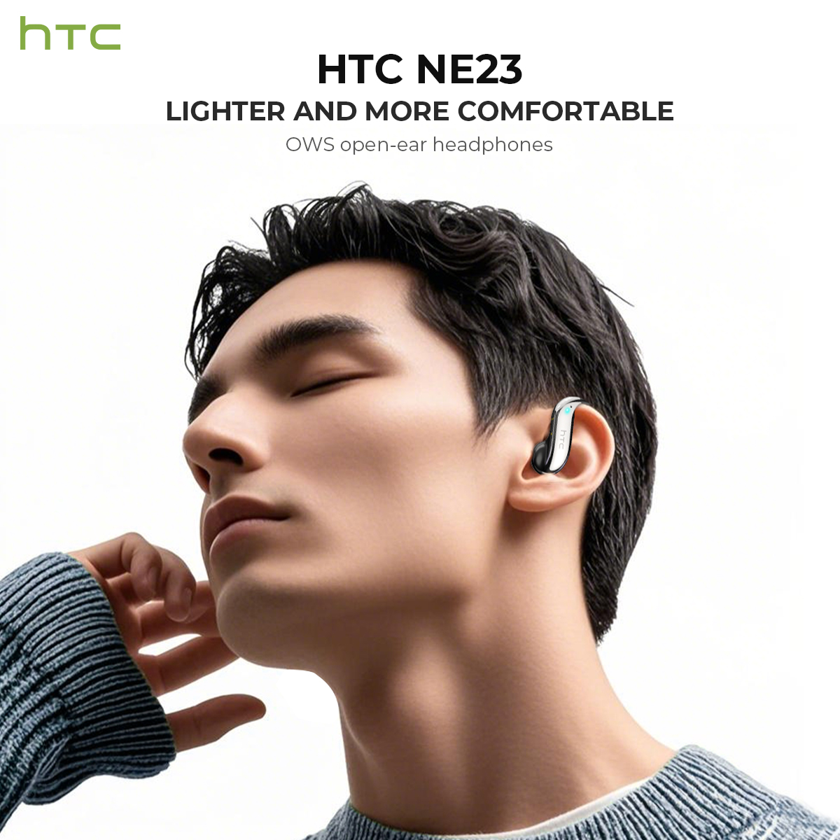 Headphone Bluetooth Open-ear H - Earphones ulasan dan harga