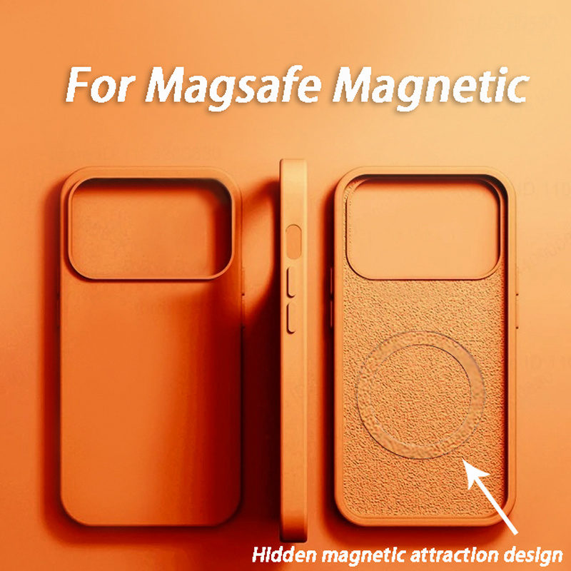 Casing Pengisi Daya Nirkabel M - Liquid Silicone Magnetic Phone Case ulasan dan harga
