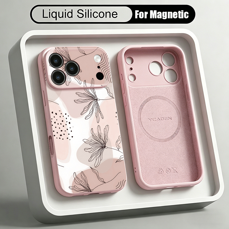 Casing Ponsel Magnetik Silikon - Liquid Silicone Magnetic Phone Case ulasan dan harga
